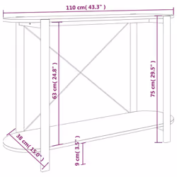 VidaXL 345691 coffee/side/end table - Additional view 7