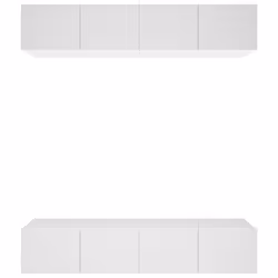 VidaXL 3114182, White, Wood, Wood, 800 mm, 300 mm, 300 mm