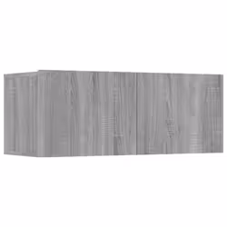 ) vidaXL 4x Wall TV Cabinets Media Unit Furniture Multi Colours Multi Sizes - Grey sonoma, 80 x 30 x 30 cm (W x D x H - Additional view 7