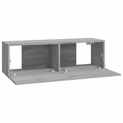 ) vidaXL 4x Wall TV Cabinets Media Unit Furniture Multi Colours Multi Sizes - Grey sonoma, 100 x 30 x 30 cm (W x D x H - Additional view 6