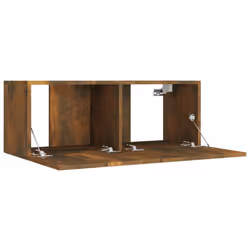 vidaXL TV Cabinet Set Engineered Wood Media Unit Multi Colours/Sizes 3/5 Piece - Smoked oak - Additional view 6