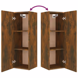 vidaXL TV Cabinet Set Engineered Wood Media Unit Multi Colours/Sizes 3/5 Piece - Smoked oak - Additional view 9