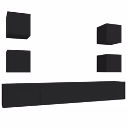 VidaXL 3114263, Black, Wood, Wood, 1000 mm, 300 mm, 300 mm