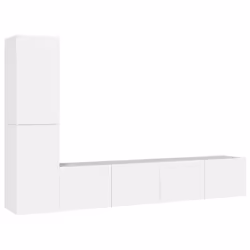 VidaXL 3114310, White, Wood, Wood, 800 mm, 4 pc(s)
