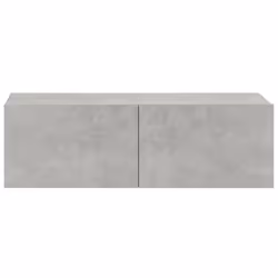 vidaXL TV Cabinet Set TV Console Media Unit TV Unit Cupboard Engineered Wood - Concrete grey - Additional view 6