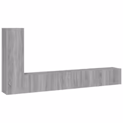 vidaXL TV Cabinet Set TV Console Media Unit TV Unit Cupboard Engineered Wood - grey sonoma
