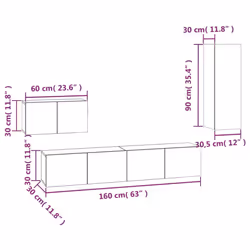 VidaXL 3114334 TV cabinet/entertainment center - Additional view 4