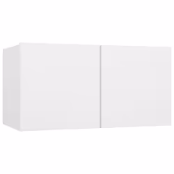 ) vidaXL TV Cabinet Set 8 Piece Engineered Wood Multi Colours 100/80x30x30 cm - White, 80 x 30 x 30 cm (W x D x H - Additional view 5