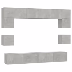 VidaXL 3114417, Grey, Wood, Wood, 1000 mm, 1 pc(s)