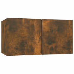 vidaXL TV Cabinet Set 5 Piece Smoked Oak Engineered Wood TV Console Media Unit - Additional view 5
