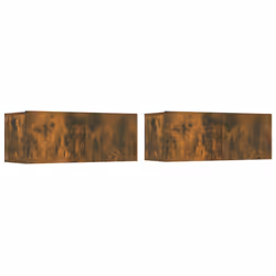 vidaXL TV Cabinet Set 5 Piece Smoked Oak Engineered Wood TV Console Media Unit - Additional view 7