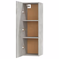 vidaXL TV Cabinet Set 5 Piece Engineered Wood Indoor Media Unit Multi Colours - Concrete grey - Additional view 10