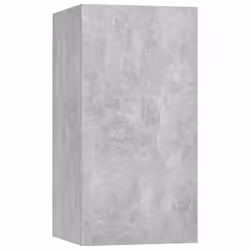 ) vidaXL TV Cabinet Set 6 Piece Engineered Wood Multi Colours 100/80x30x30 cm - Concrete grey, 60 x 30 x 30 cm (L x W x H - Additional view 5