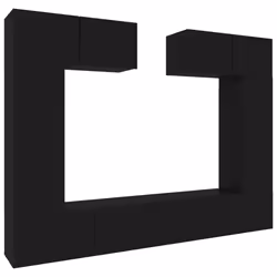 VidaXL 3114463, Black, Wood, Wood, 1000 mm, 300 mm, 300 mm