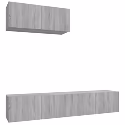 VidaXL 3114476, Grey, Wood, Wood, 800 mm, 300 mm, 300 mm