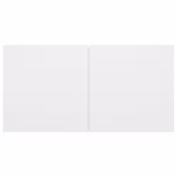 vidaXL TV Cabinet Set 4 Piece White Engineered Wood TV Console Media Unit - Additional view 6