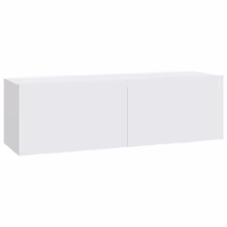 vidaXL TV Cabinet Set 4 Piece White Engineered Wood TV Console Media Unit - Additional view 4