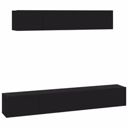 VidaXL 3114535, Black, Wood, Wood, 1000 mm, 300 mm, 300 mm