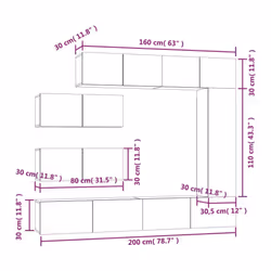 VidaXL 3114560 TV cabinet/entertainment centre - Additional view 10