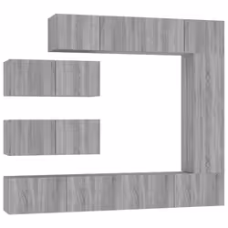 VidaXL 3114564, Grey, Wood, Wood, 1 pc(s)