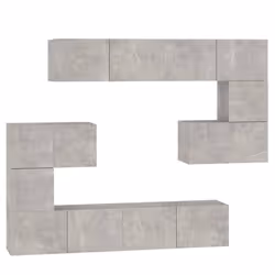 VidaXL 3114585, Grey, Wood, Wood, 800 mm, 300 mm, 300 mm