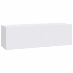 vidaXL 8x TV Cabinets Chipboard Living Room Furniture TV Unit Multi Colours - White, 4 - Additional view 4