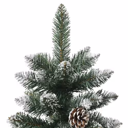 vidaXL Artificial Christmas Tree with Stand Christmas Decoration Green PVC - 150 x 66 cm - Additional view 4