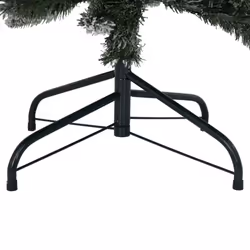 vidaXL Artificial Christmas Tree with Flocked Snow Christmas Decoration PVC&PE - without led, 120 cm - Additional view 6