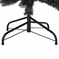 vidaXL Artificial Christmas Tree with Flocked Snow Christmas Decoration PVC&PE - without led, 180 cm - Additional view 6