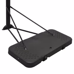 vidaXL Basketball Stand 258-363cm Polyethene Basketball Hoop Stand Black/White - white - Additional view 6
