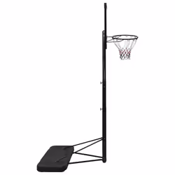 vidaXL Basketball Stand Transparent 256-361 cm Polycarbonate Basketball Post