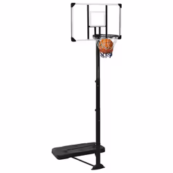 vidaXL Basketball Stand Transparent 256-361 cm Polycarbonate Basketball Post - Additional view 8