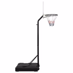 vidaXL Basketball Stand White 237-307 cm Polyethene Basketball Hoop Stand