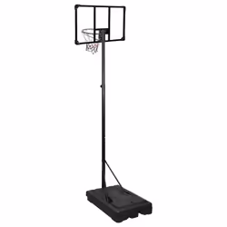 vidaXL Basketball Stand Transparent 235-305 cm Polycarbonate Basketball Post - Additional view 4