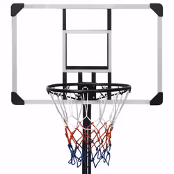 vidaXL Basketball Stand Transparent 235-305 cm Polycarbonate Basketball Post - Additional view 5