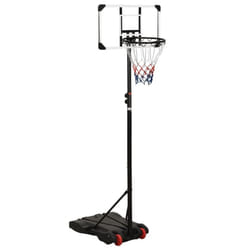 vidaXL Basketball Stand Transparent 216-250 cm Polycarbonate Basketball Post