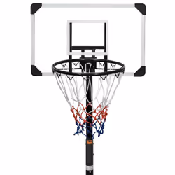 vidaXL Basketball Stand Transparent 216-250 cm Polycarbonate Basketball Post - Additional view 4