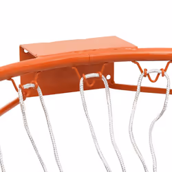 vidaXL Basketball Ring Steel Basketball Net Hoop Rim Black/Orange Ã 39/45 cm - orange, Ã? 39 cm - Additional view 4