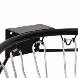 vidaXL Basketball Ring Steel Basketball Net Hoop Rim Black/Orange Ã 39/45 cm - black, Ã? 39 cm - Additional view 4