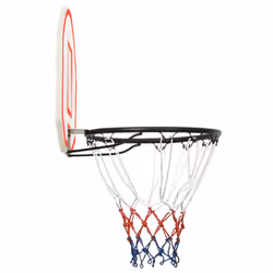 vidaXL Basketball Backboard Polyethene Hoop Board Black/White Multi Sizes - white, 71 x 45 x 2 cm