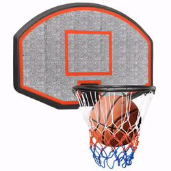vidaXL Basketball Backboard Polyethene Hoop Board Black/White Multi Sizes - black, 71 x 45 x 2 cm - Additional view 7