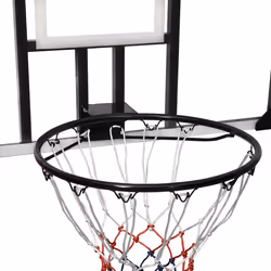 vidaXL Basketball Backboard Transparent Wall-Mounted Hoop Board Multi Sizes - 106 x 69 x 3 cm - Additional view 5