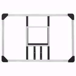 vidaXL Basketball Backboard Transparent Wall-Mounted Hoop Board Multi Sizes - 90 x 60 x 2.5 cm - Additional view 7