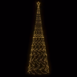 vidaXL Christmas Cone Tree Warm White 1134 LEDs 230x800 cm Xmas Tree Light