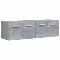 ) vidaXL 2x Wall Cabinets Engineered Wood Storage Cabinet Multi Colours/Sizes - Grey sonoma, 60 x 36.5 x 35 cm (W x D x H