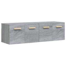 ) vidaXL 2x Wall Cabinets Engineered Wood Storage Cabinet Multi Colours/Sizes - Grey sonoma, 60 x 36.5 x 35 cm (W x D x H