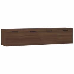 ) vidaXL 2x Wall Cabinets Engineered Wood Storage Cabinet Multi Colours/Sizes - Brown oak, 60 x 36.5 x 35 cm (W x D x H - Additional view 3