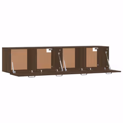 ) vidaXL 2x Wall Cabinets Engineered Wood Storage Cabinet Multi Colours/Sizes - Brown oak, 60 x 36.5 x 35 cm (W x D x H - Additional view 5