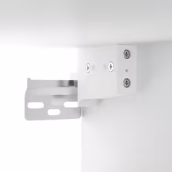 ) vidaXL 2x Wall Cabinets Engineered Wood Storage Cabinet Multi Colours/Sizes - White, 100 x 36.5 x 35 cm (W x D x H - Additional view 6