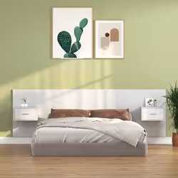 VidaXL 3115700 headboard/footboard White
